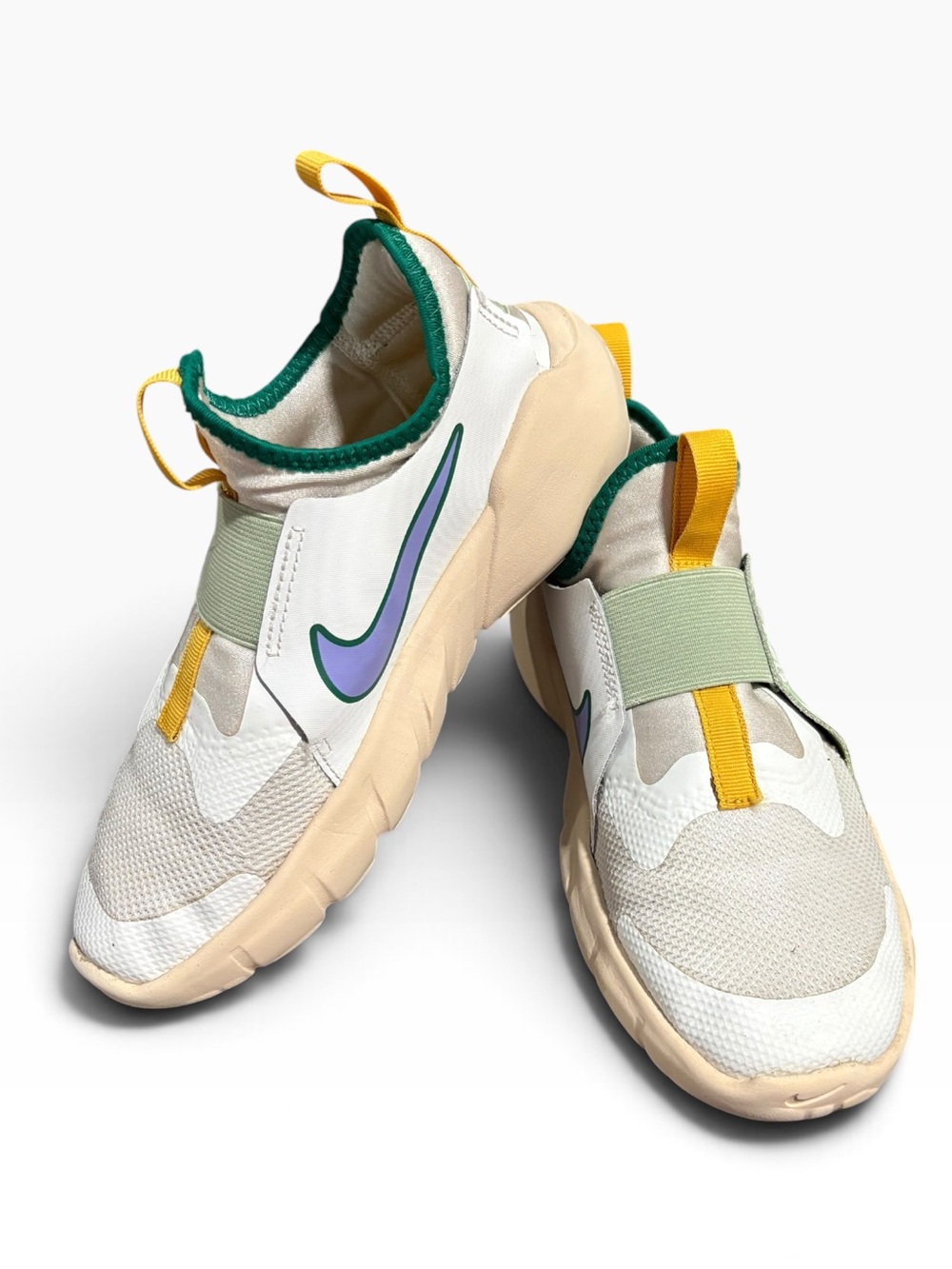 Nike Flex Runner 2 Lil Rabbit & Mushroom Slip On Shoes Size 3